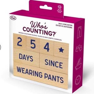 WHO'S COUNTING? - DAILY LIVING
WOODEN COUNTDOWN BLOCKS